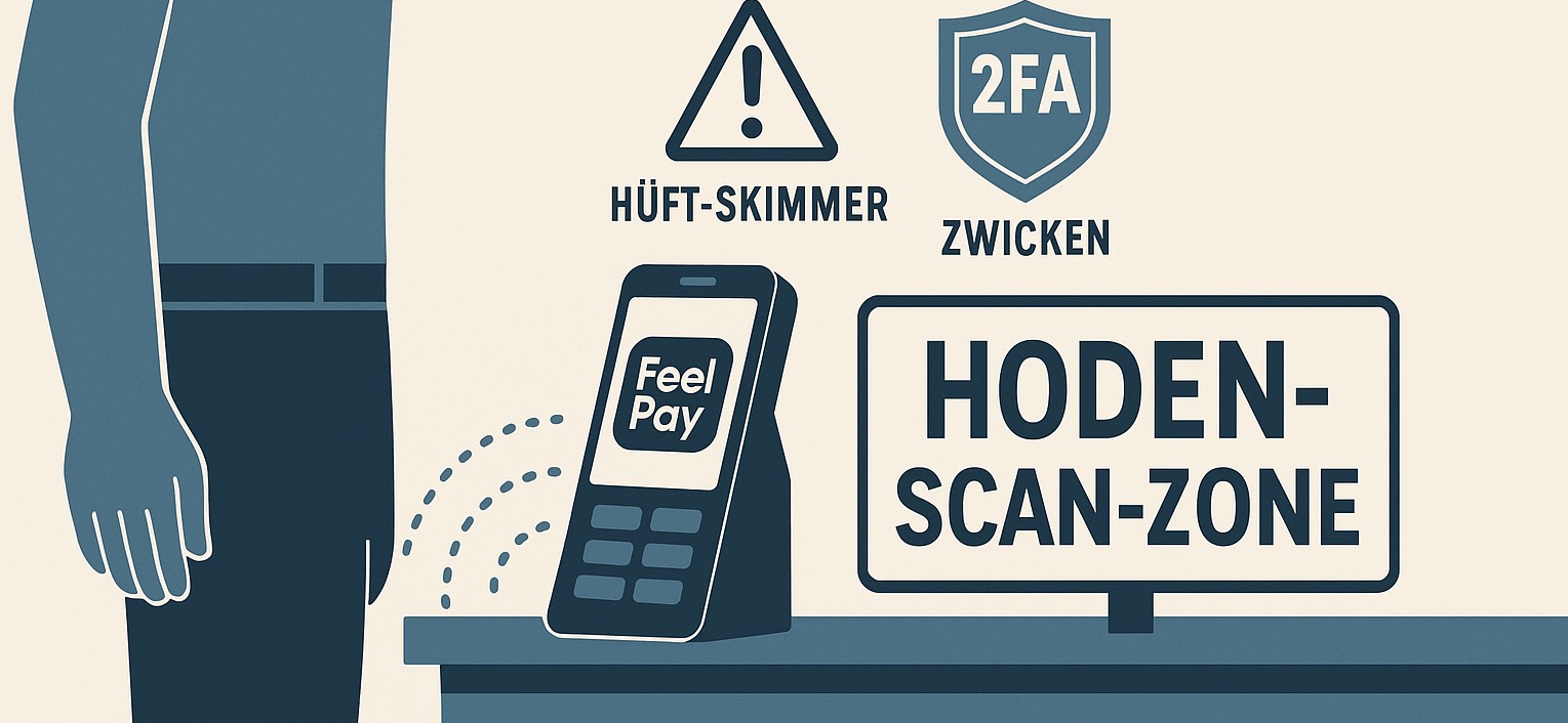 Kontaktlos Bezahlen per Hoden-Scan: Vibrations-Update ab 2026