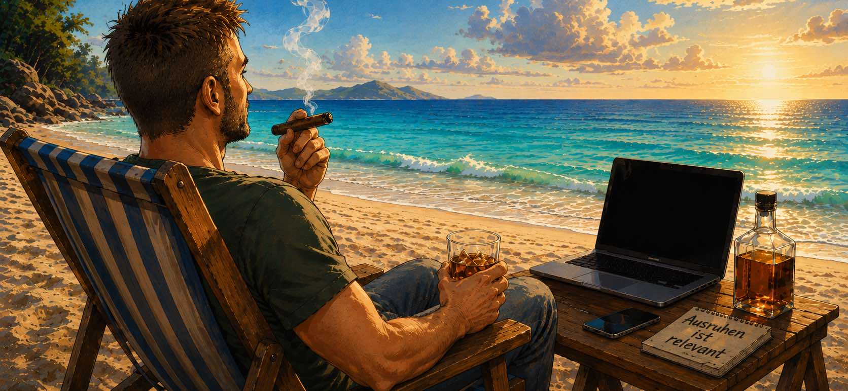 Urlaub, Denkpause, Redaktionspause